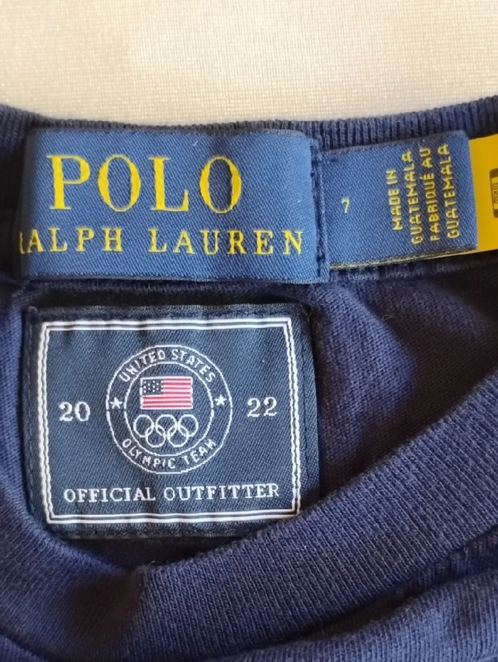 Polo Bear Graphic Olympic Ski Team 2022 Long Sleeve T-shirt